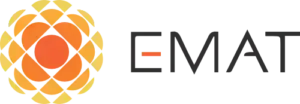 Logotipo de la empresa de paneles solares chilena EMAT