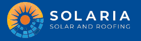 logotipo de la empresa de paneles solares Solaria Solar and Roofing