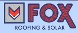 logotipo de la empresa de paneles solares FOX Roofing & Solar