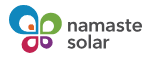 logotipo de la empresa de paneles solares Namaste Solar