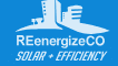 logotipo de la empresa de paneles solares REenergizeCO