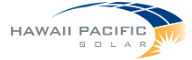 logotipo de la empresa de placas solares de Hawái Hawaii Pacific Solar