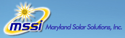 logotipo de la empresa de placas solares Maryland Solar Solutions