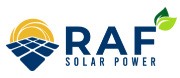 logotipo de la empresa de placas solares RAF SOLAR POWER LLC