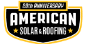 logotipo de la empresa de placas solares de Estados Unidos American Solar & Roofing