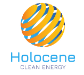 logotipo de la empresa de placas solares Holocene Clean Energy