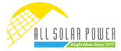 logotipo de la empresa de placas solares All Solar Power